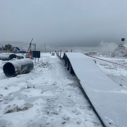 Minsk coal mine transportation site in Siberia, Russia